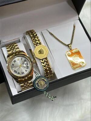 Male Wrist Watch and Jewelry
