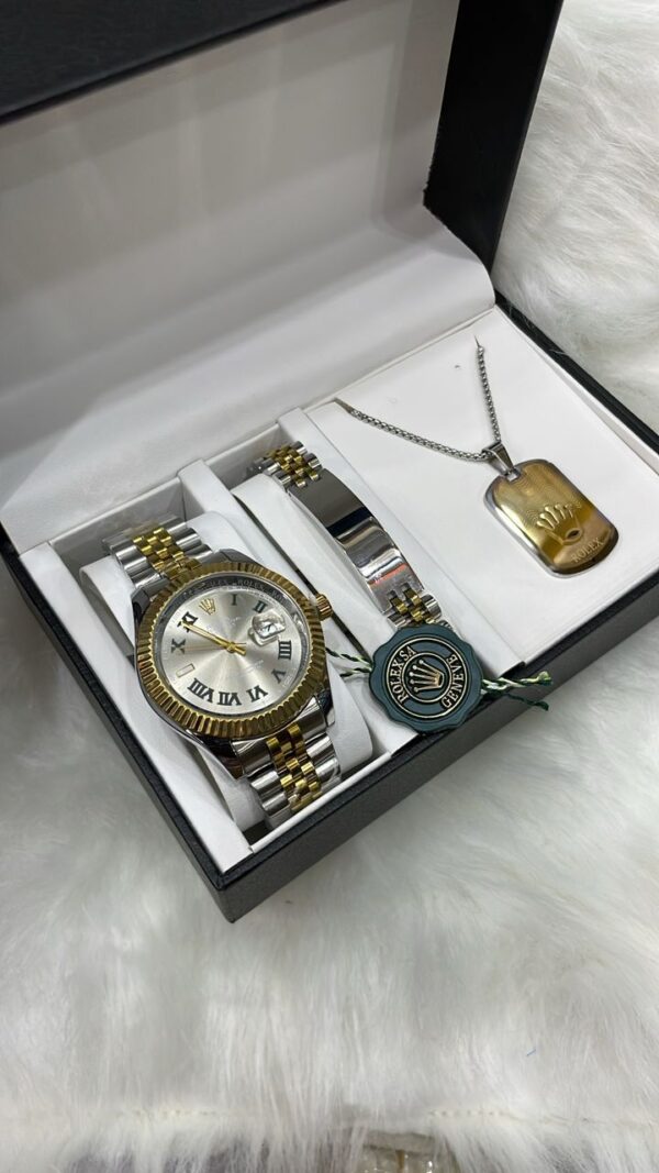 Male Wrist Watch and Jewelry